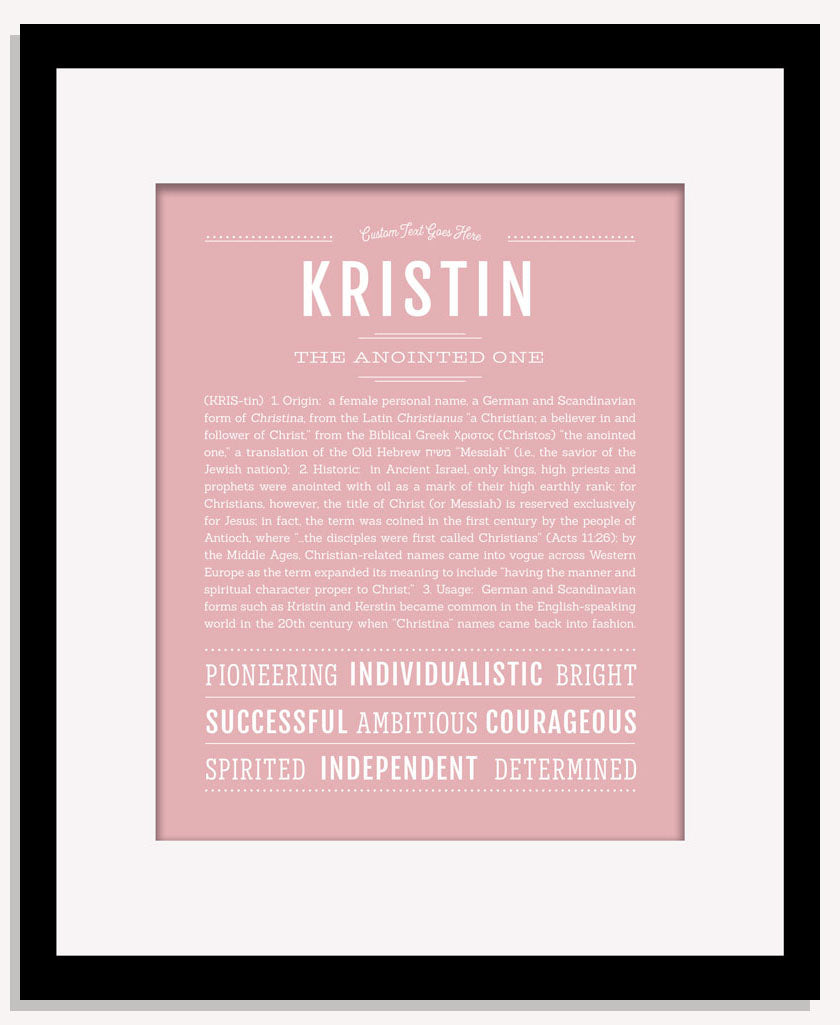 Frame Options | Dusty Rose | Maple Frame, Matted