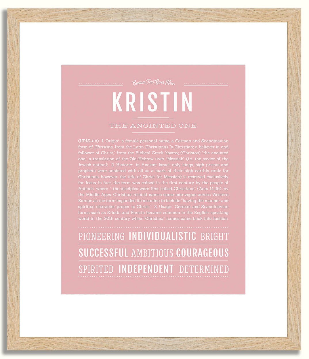 Kristin | Name Art Print