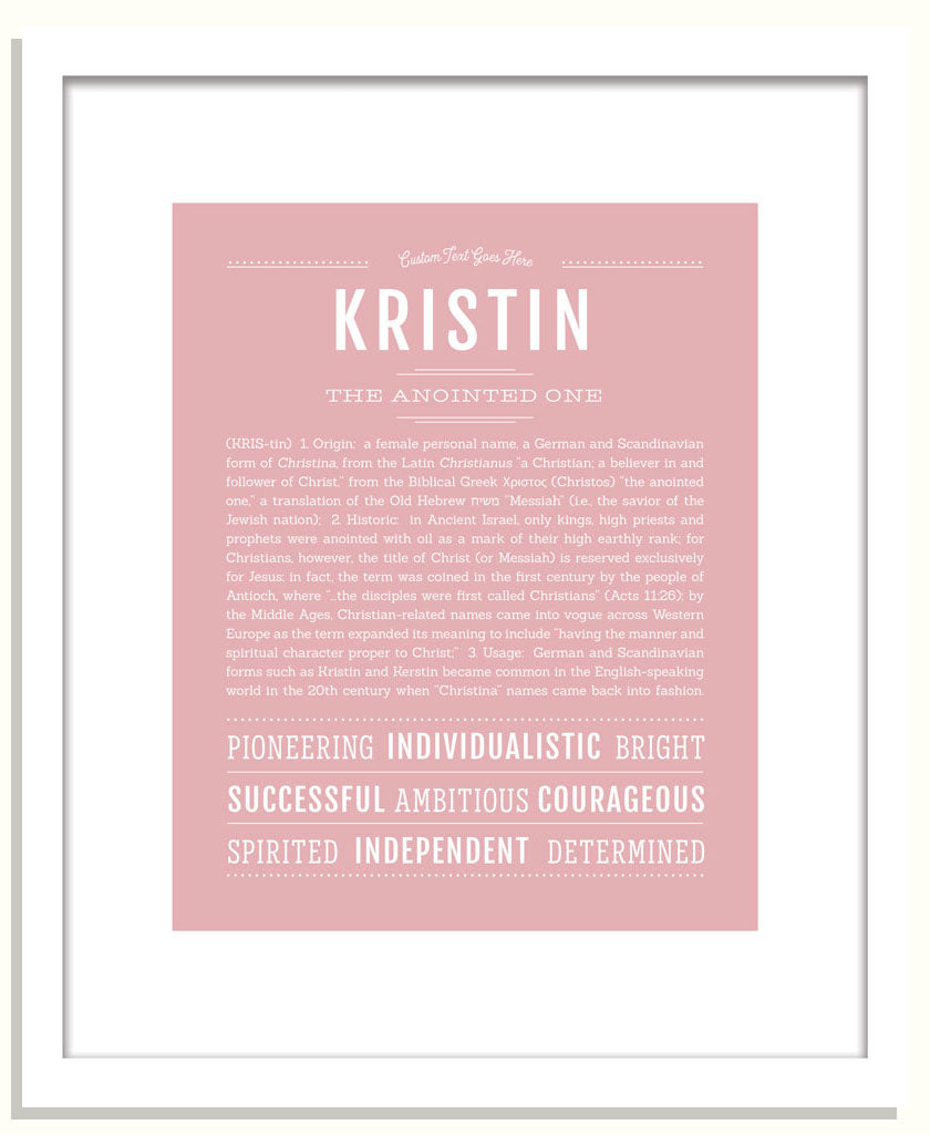 Frame Options | Dusty Rose | Black Frame, Matted