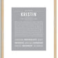 Kristin | Name Art Print