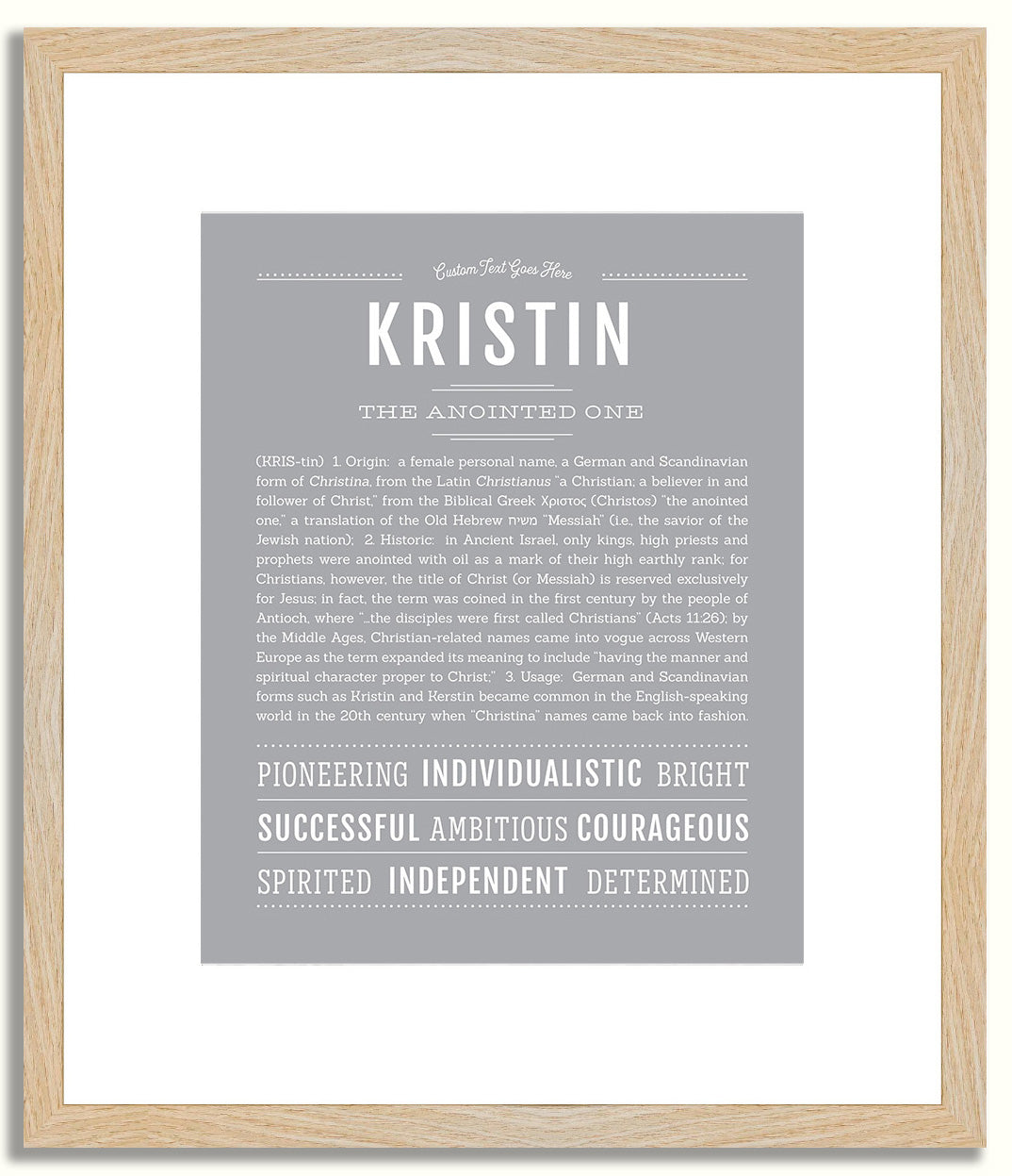 Kristin | Name Art Print