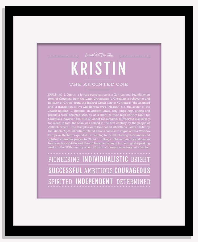 Frame Options | Lilac | Maple Frame, Matted