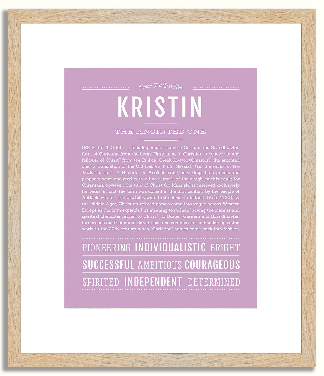 Kristin | Name Art Print