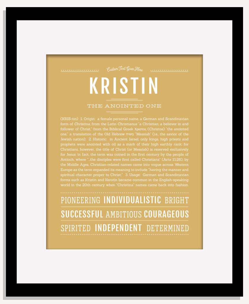 Frame Options | Matte Gold | Maple Frame, Matted
