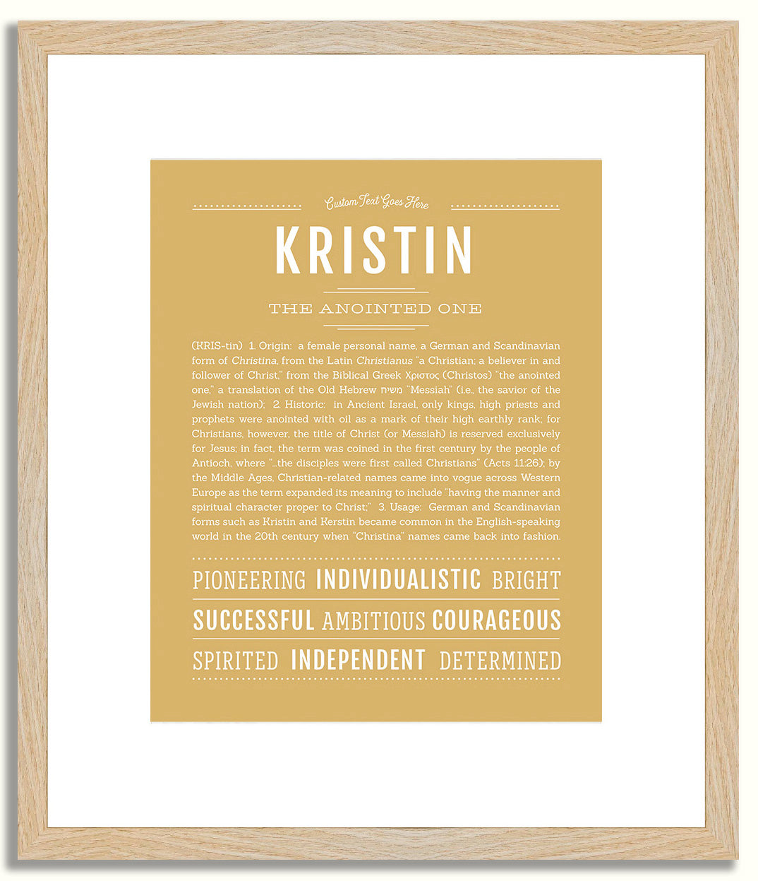 Kristin | Name Art Print