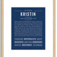 Kristin | Name Art Print