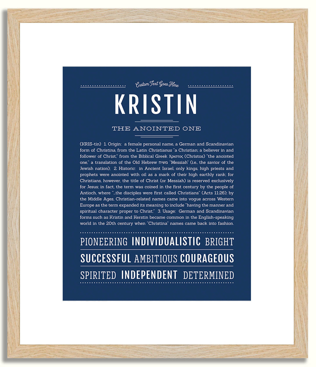 Kristin | Name Art Print