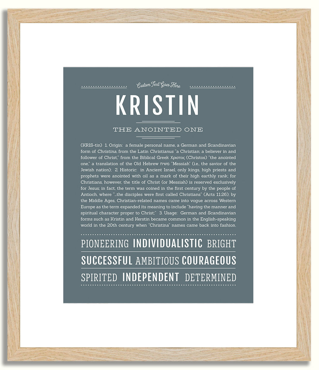 Kristin | Name Art Print
