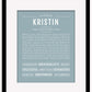 Frame Options | Powder Blue | Maple Frame, Matted