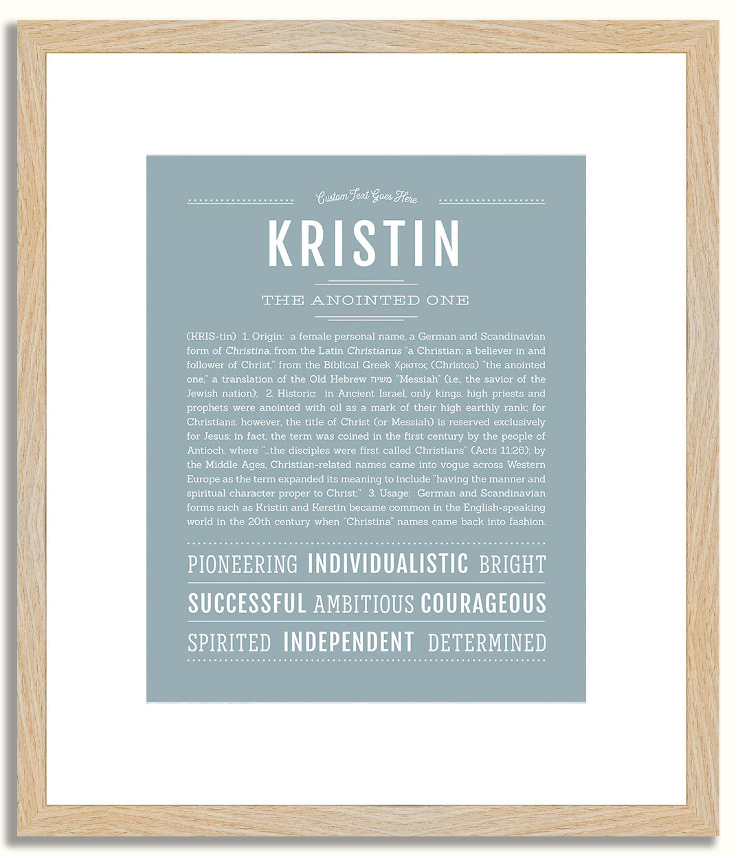 Kristin | Name Art Print