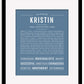 Frame Options | Steele Blue | Maple Frame, Matted