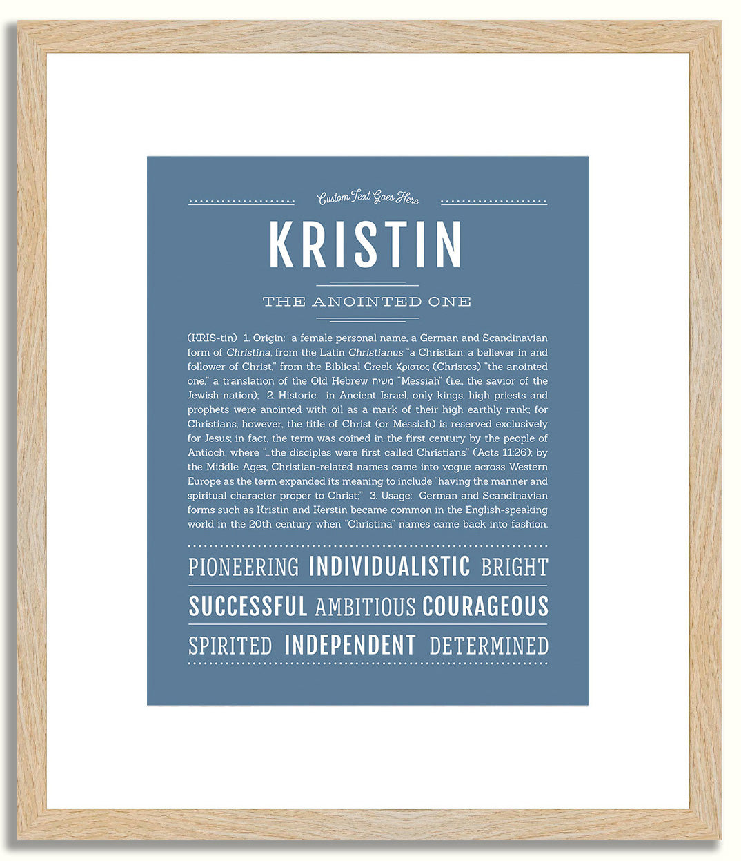 Kristin | Name Art Print