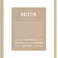 Kristin | Name Art Print
