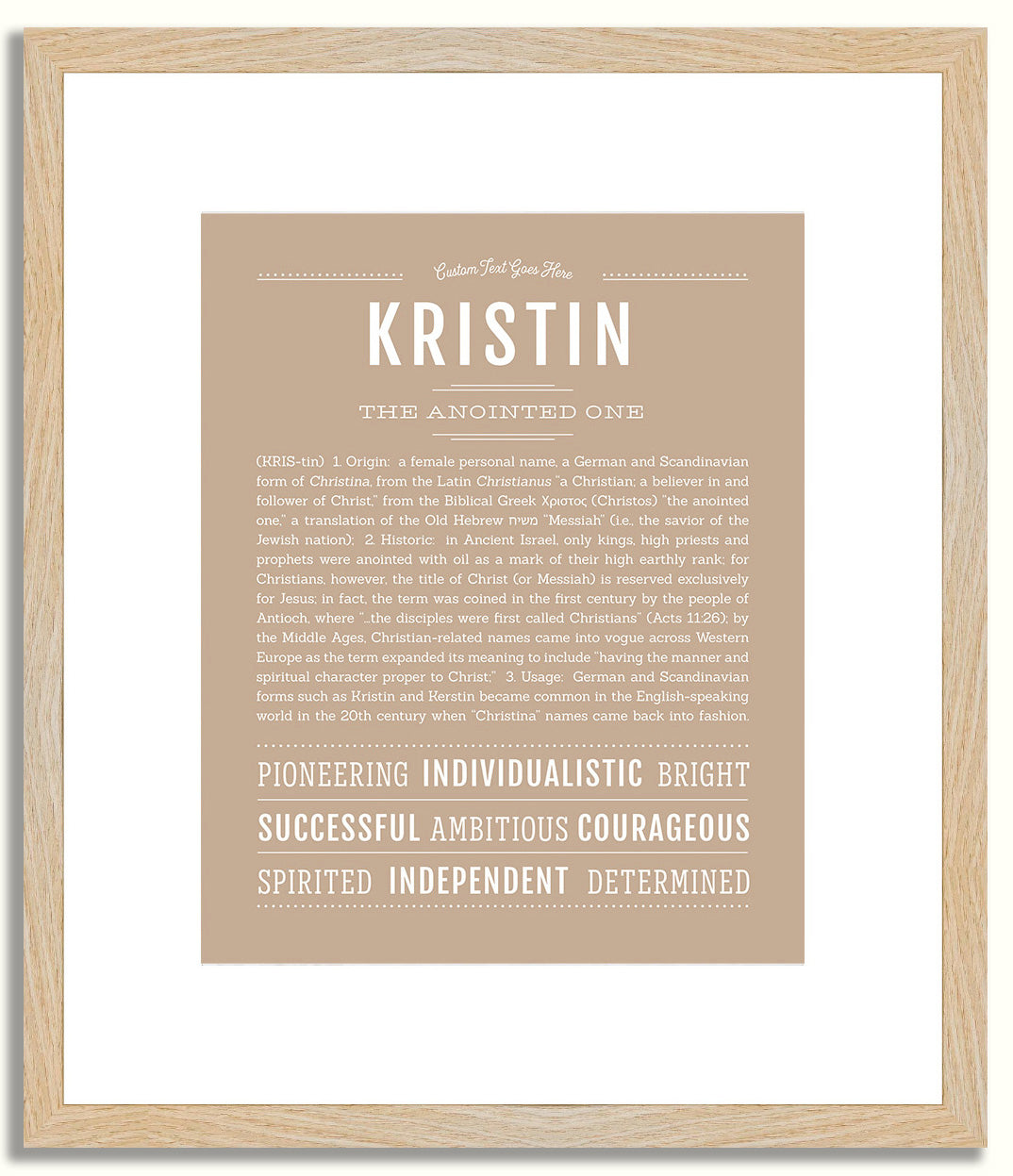 Kristin | Name Art Print