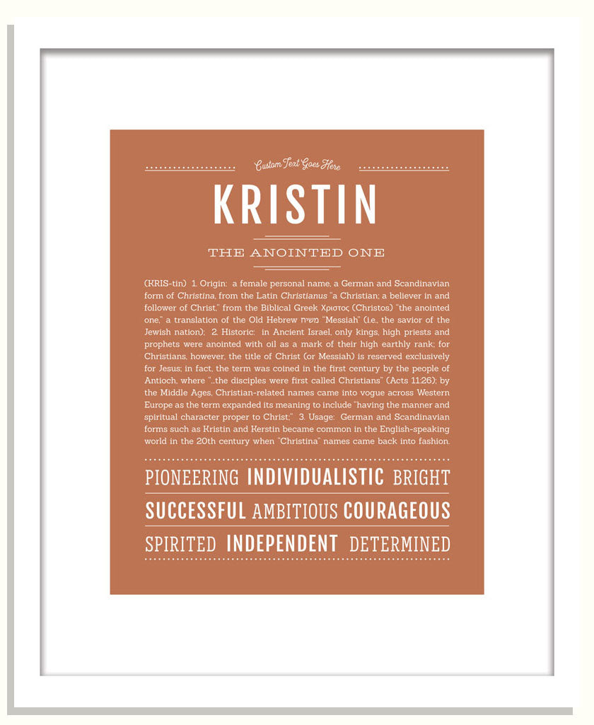 Frame Options | Terra Cotta | Black Frame, Matted
