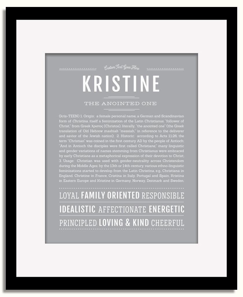 Frame Options | Sage | Black Frame, Matted