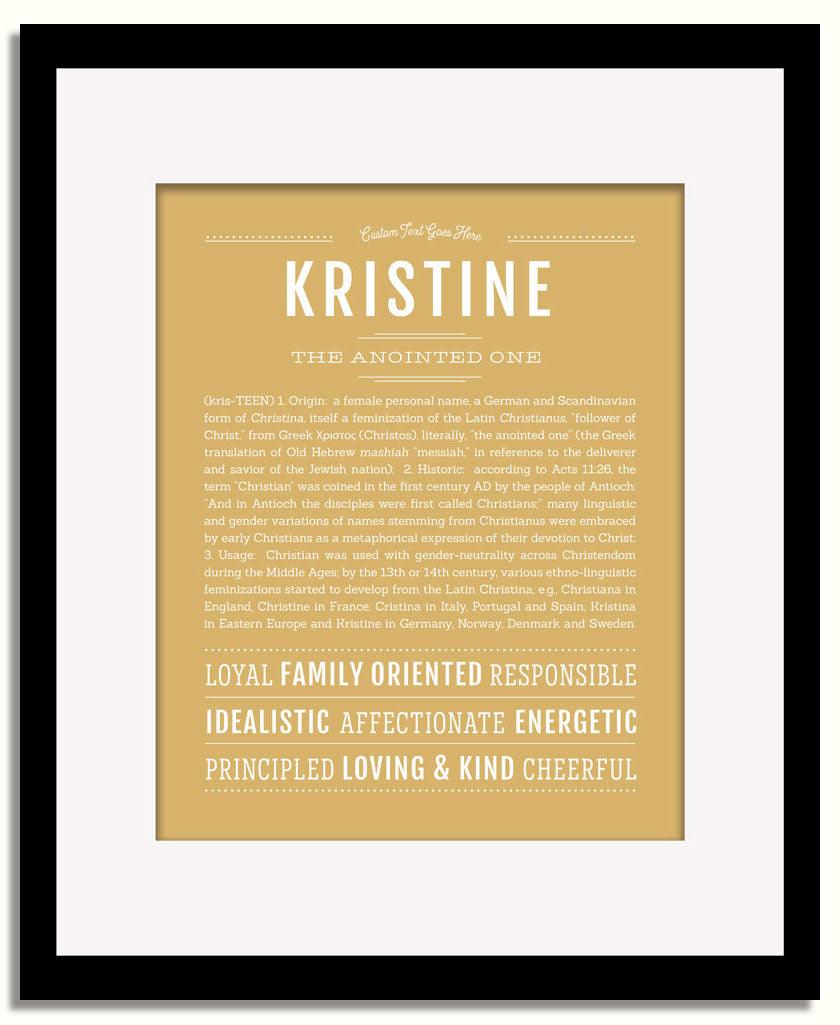 Frame Options | Matte Gold | Black Frame, Matted