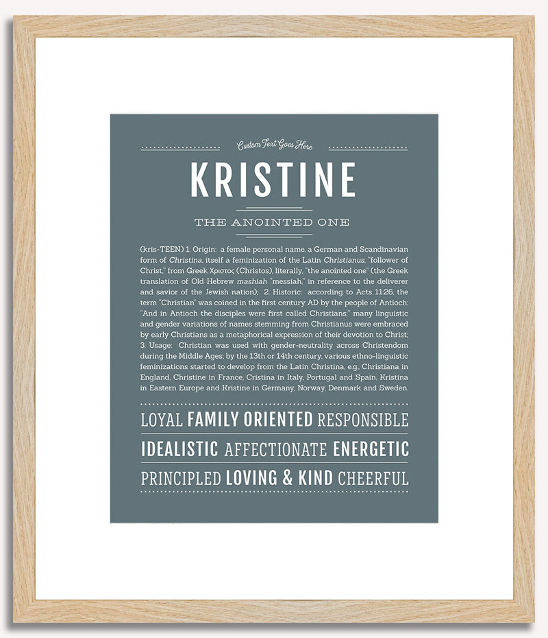 Kristine | Name Art Print