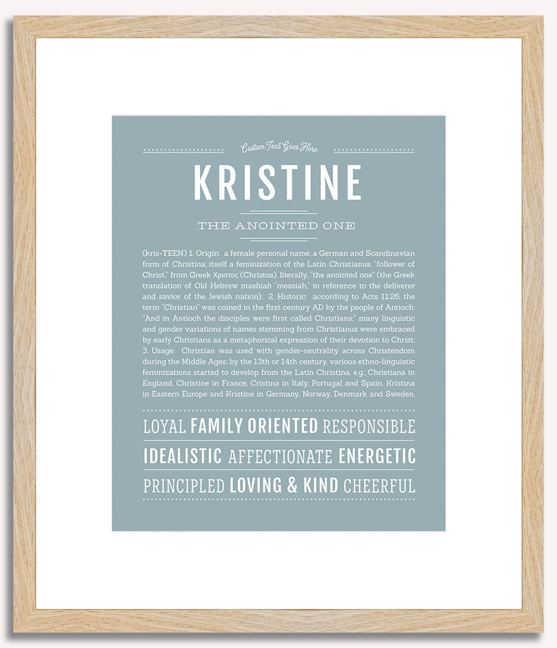 Kristine | Name Art Print