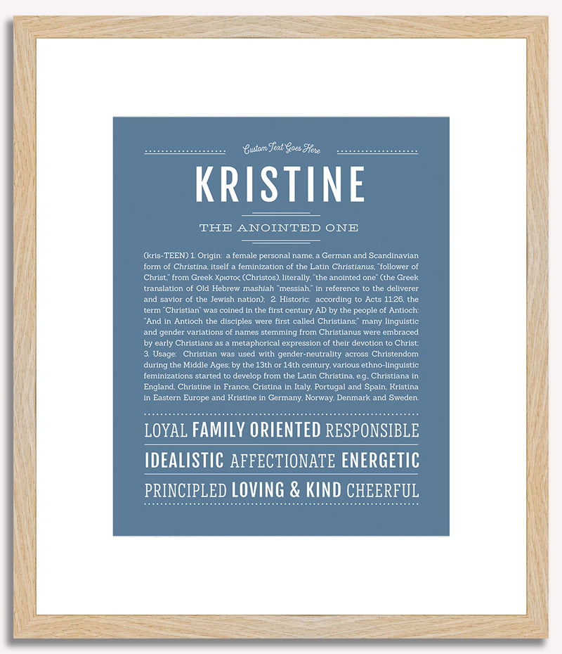 Kristine | Name Art Print