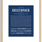 Kristopher | Name Art Print