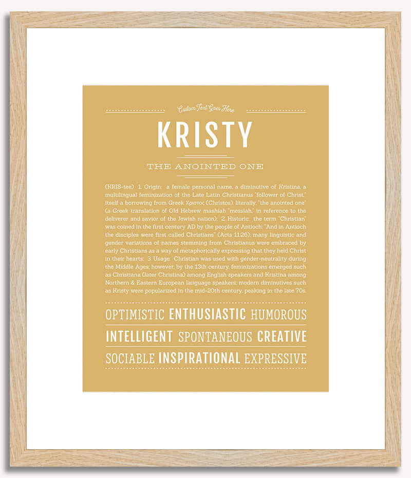 Kristy | Name Art Print