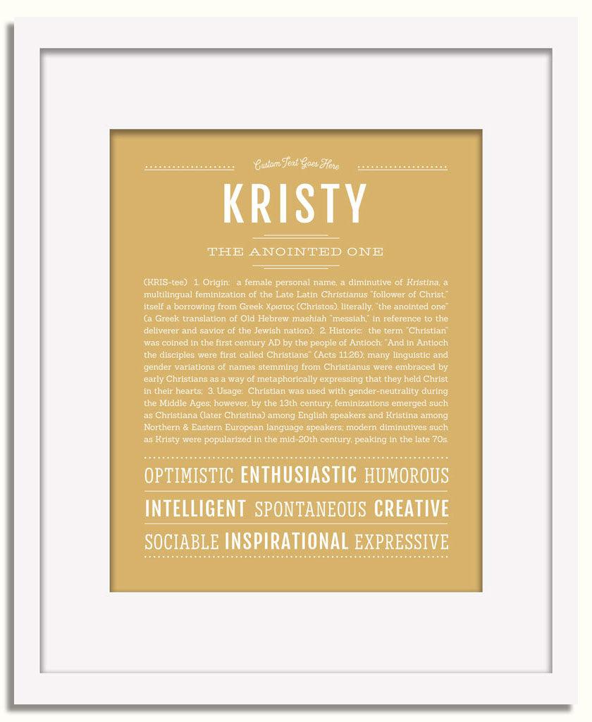 Frame Options | Matte Gold | White Frame, Matted