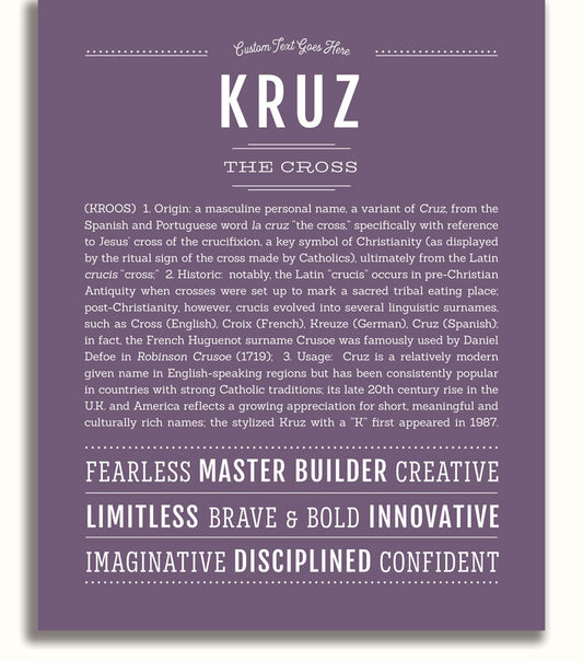 Frame Options | Deep Purple | No Frame