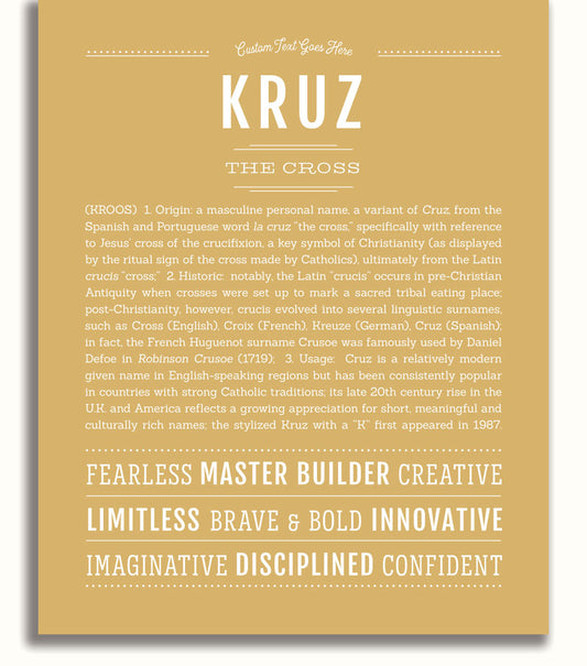 Frame Options | Matte Gold | No Frame
