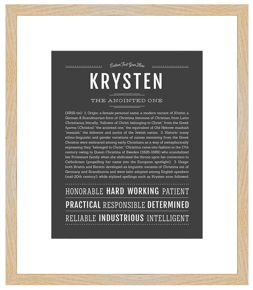 Krysten | Name Art Print