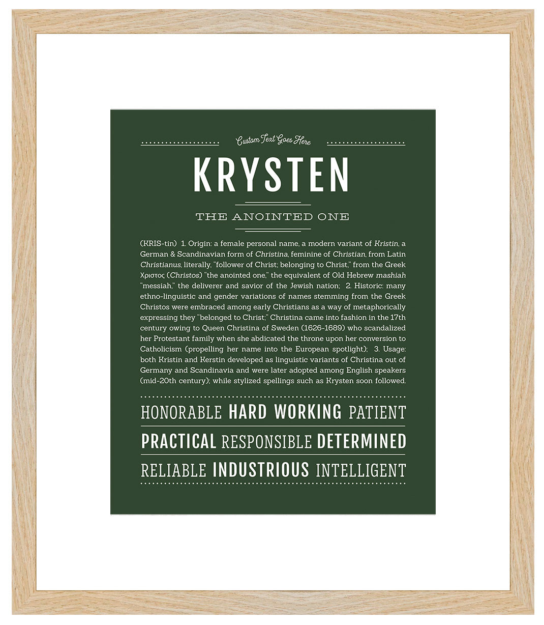 Krysten | Name Art Print