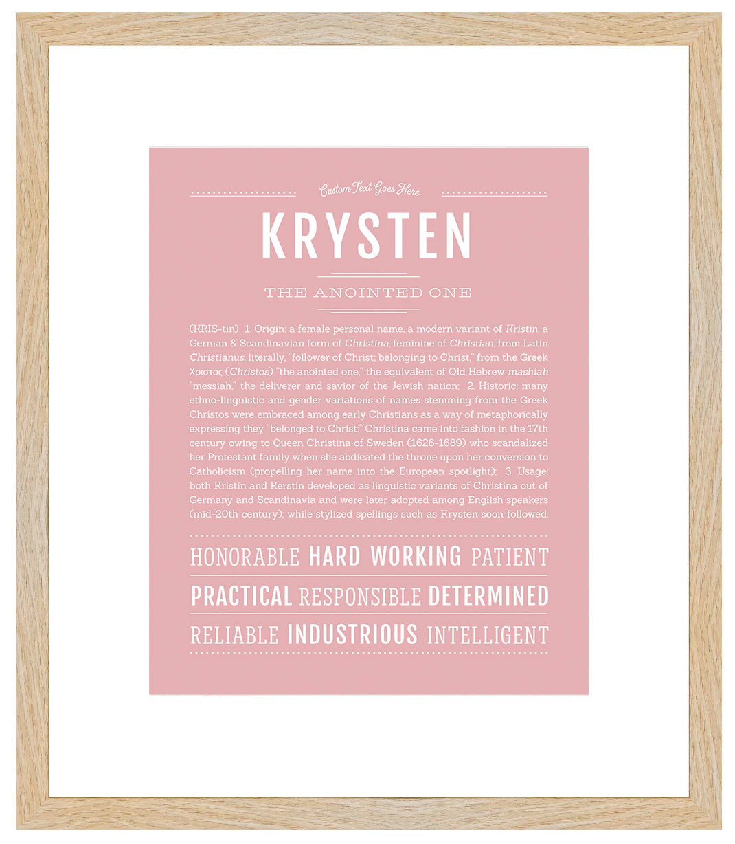 Krysten | Name Art Print