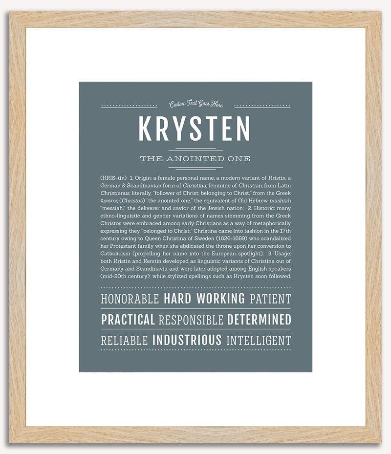 Krysten | Name Art Print