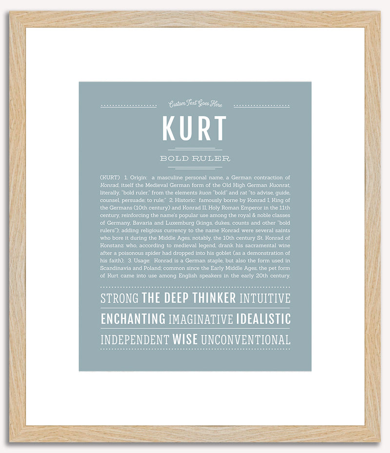 Kurt | Name Art Print