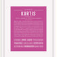 Frame Options | Dark Pink | White Frame, Matted