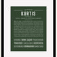 Frame Options | Deep Forest | Black Frame, Matted
