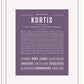 Frame Options | Deep Purple | White Frame, Matted