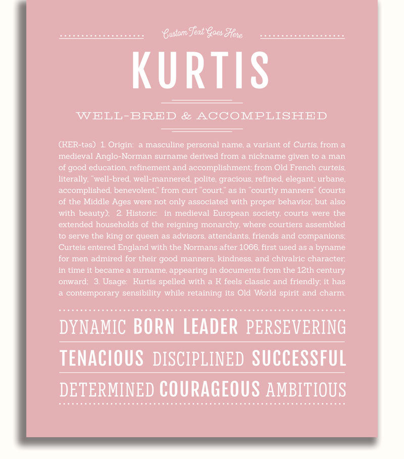Frame Options | Dusty Rose | No Frame