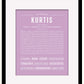 Frame Options | Lilac | Black Frame, Matted