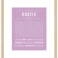 Frame Options | Lilac | Maple Frame, Matted