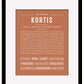 Frame Options | Terra Cotta | Black Frame, Matted