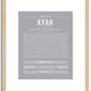 Kyah | Name Art Print