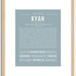 Kyah | Name Art Print