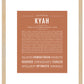 Kyah | Name Art Print