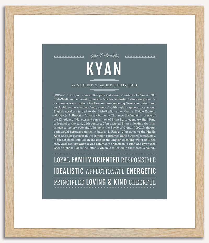 Kyan | Name Art Print