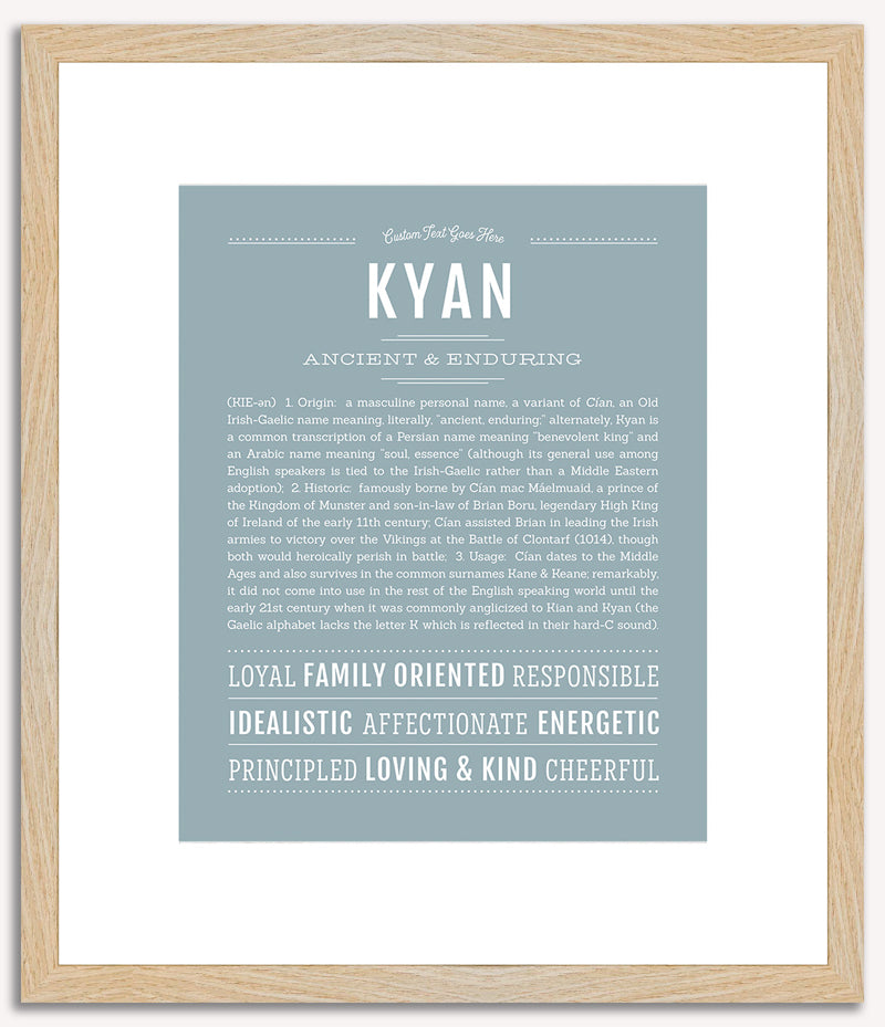 Kyan | Name Art Print