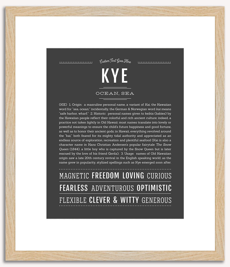 Kye | Name Art Print