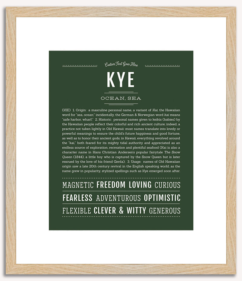 Kye | Name Art Print