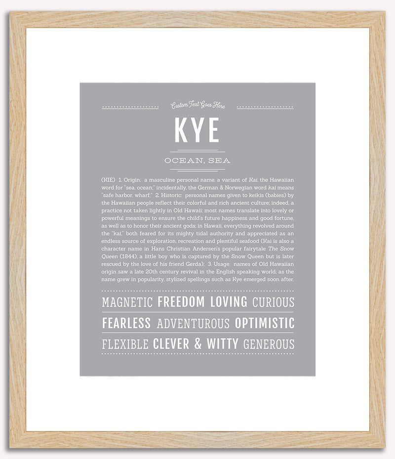 Kye | Name Art Print