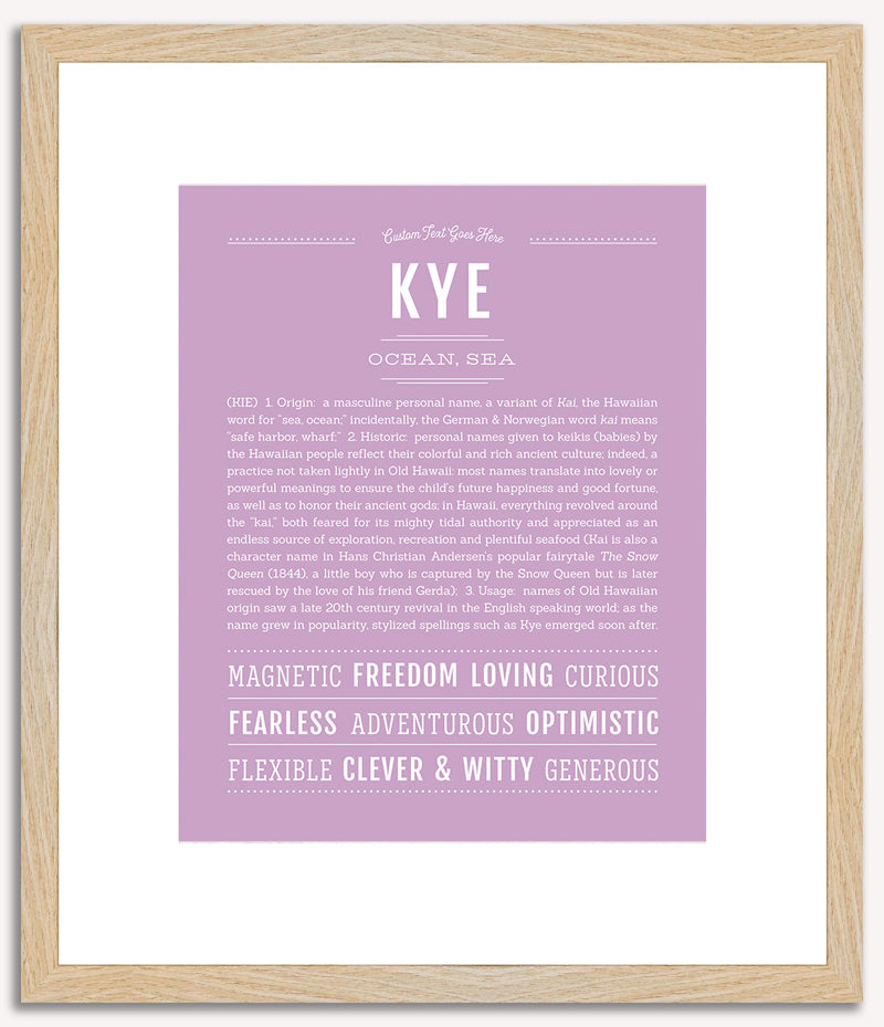 Kye | Name Art Print